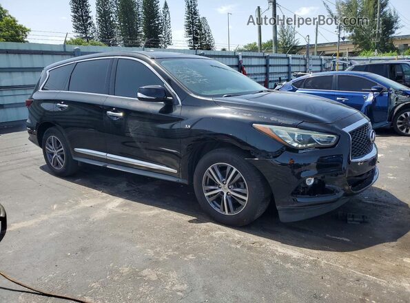 5N1DL0MN8JC507139 2018 INFINITI QX60 Black Դիմացի տեսք