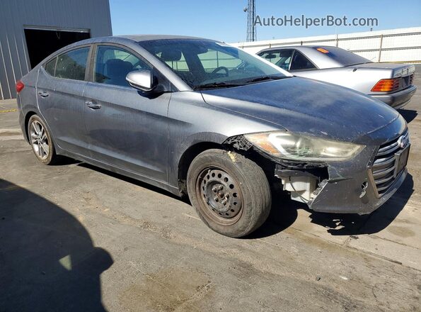 KMHD84LF1HU148384 2017 HYUNDAI ELANTRA Серый Вид спереди