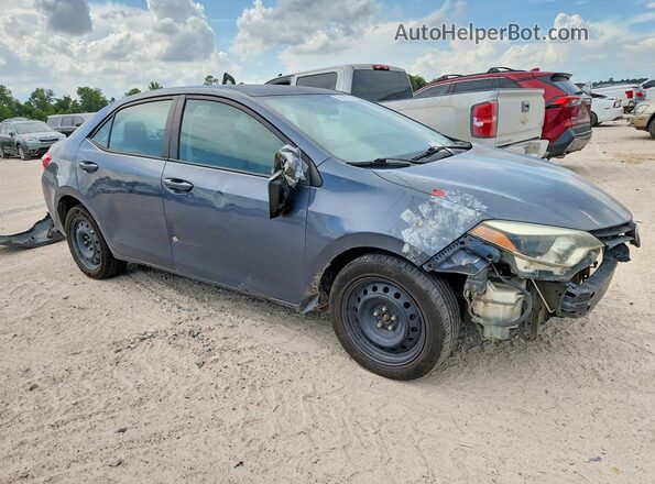 5YFBURHE6GP452293 2016 TOYOTA COROLLA Gray წინა ხედი