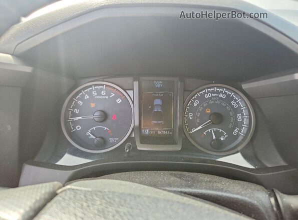 3TMBZ5DN7HM007313 2017 TOYOTA TACOMA Серый Вид задних сидений
