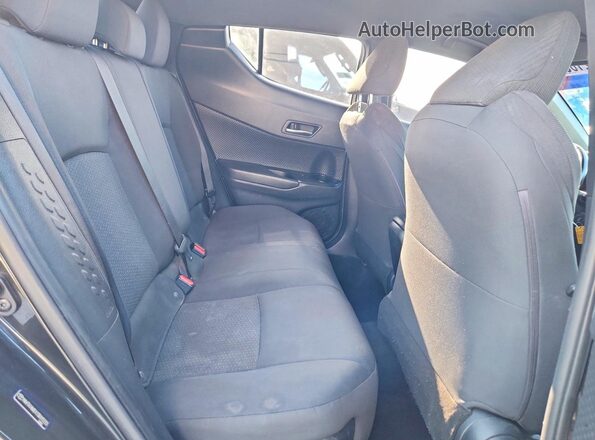 NMTKHMBX1JR015333 2018 TOYOTA C-HR Black უკანა სალონის ხედი