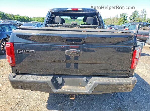 1FTEW1EG2GFC56163 2016 FORD F150 Black Widok wnętrza z przodu