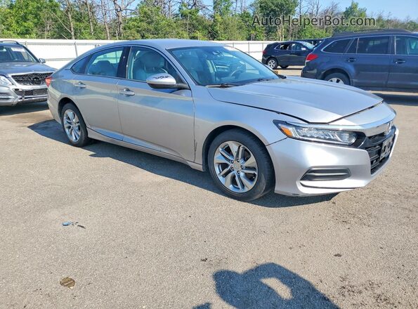 1HGCV1F13JA123115 2018 HONDA ACCORD Silver წინა ხედი