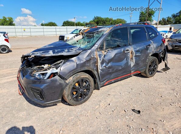 JF2SKARC1MH549771 2021 SUBARU FORESTER Gray Tył lewy