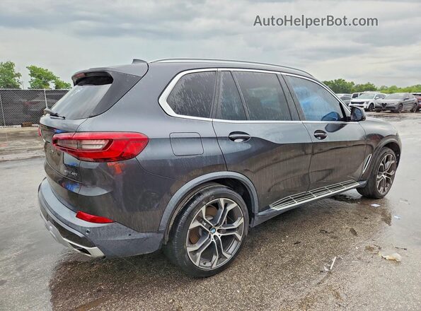 5UXCR4C02L9B52045 2020 BMW X5 Gray Front right
