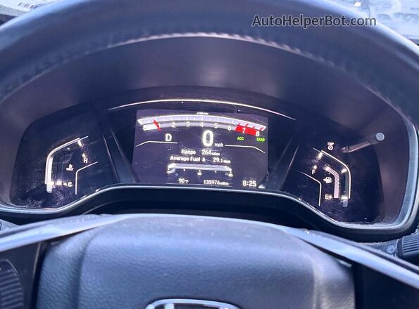 5J6RW2H87HL022125 2017 HONDA CR-V Blue Vista del salpicadero