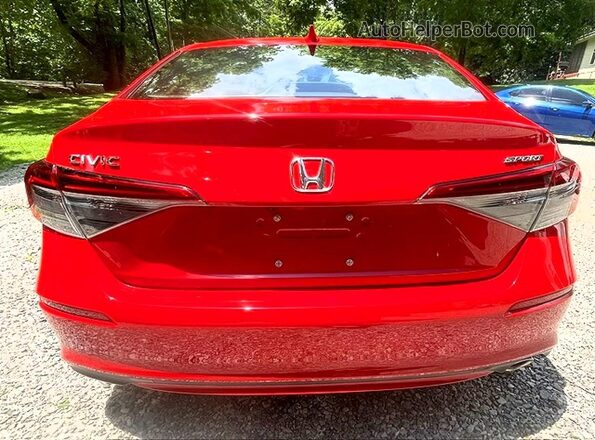 2HGFE2F59NH606346 2022 HONDA CIVIC Red 360 interior view