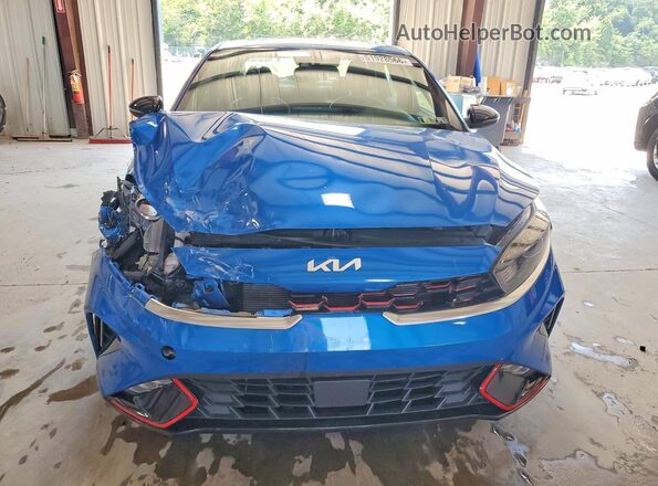 3KPF54AD4PE543860 2023 KIA FORTE Blue Rear view