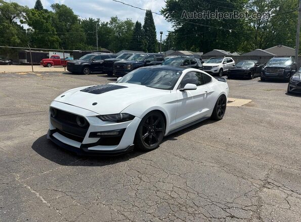1FA6P8CF4K5146692 2019 FORD MUSTANG White Задня права чверть