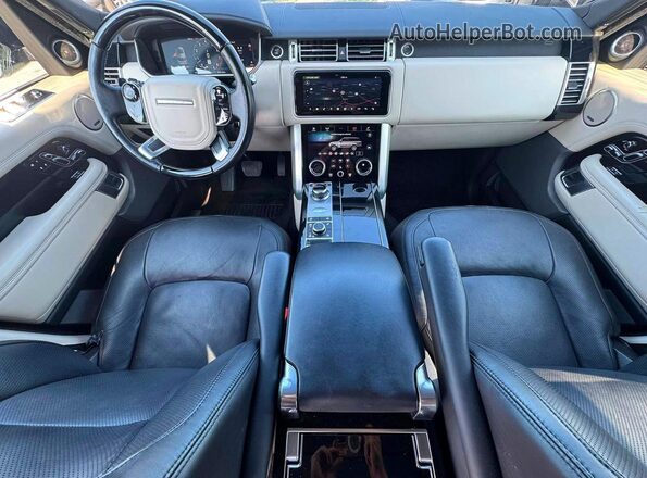SALGS5RE3KA541540 2019 LAND ROVER RANGE Blue Հետևի նստատեղերի տեսք