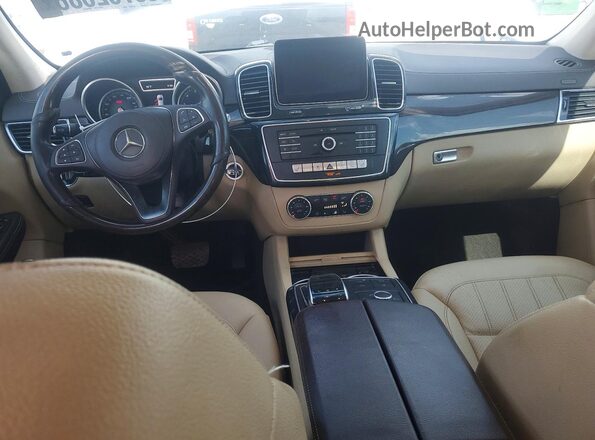 4JGDF6EE9HA835099 2017 MERCEDES-BENZ GLS White Սարքավորումների վահանակի տեսք