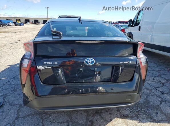 JTDKARFU3J3552208 2018 TOYOTA PRIUS Black Սալոնի դիմացի տեսք