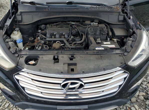 KM8SRDHF8GU138849 2016 HYUNDAI SANTA FE Черный Вид наклейки с VIN-кодом