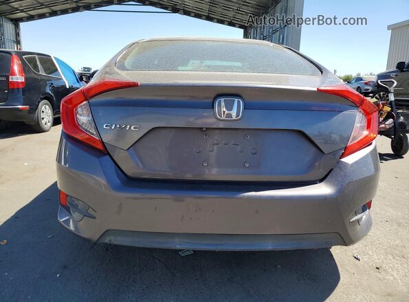 19XFC2E57GE022936 2016 HONDA CIVIC Charcoal Vista interior delantera