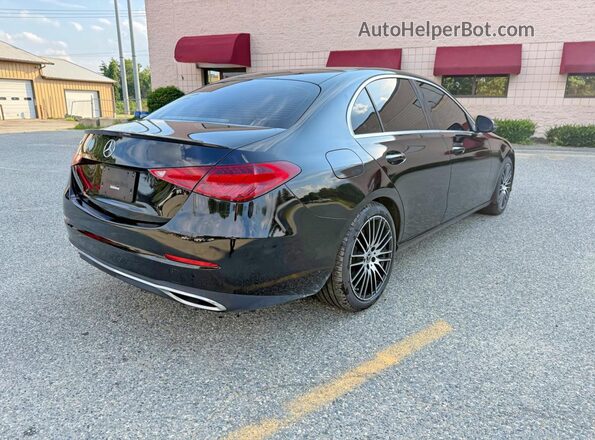 W1KAF4GB0NR037334 2022 MERCEDES-BENZ C Черный Передняя правая четверть