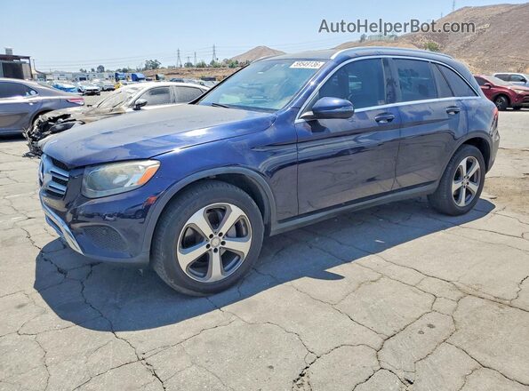 WDC0G4JB4GF057483 2016 MERCEDES-BENZ GLC-CLASS Blue Trasero izquierdo