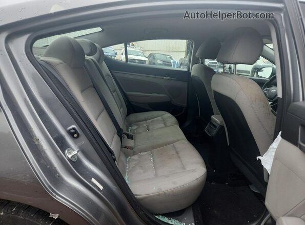 KMHD84LF9HU371322 2017 HYUNDAI ELANTRA Gray Вид задньої частини салону