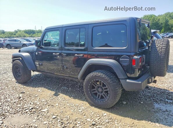 1C4HJXDG1JW289520 2018 JEEP WRANGLER Black Задня права чверть