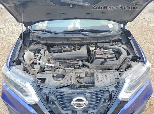 5N1AT2MV6HC810400 2017 NISSAN ROGUE Blue VIN sticker view