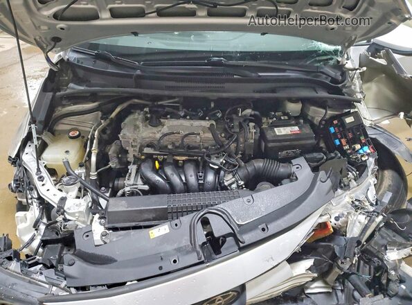 5YFEPMAE3NP320462 2022 TOYOTA COROLLA Silver ძრავის განყოფილების ხედი