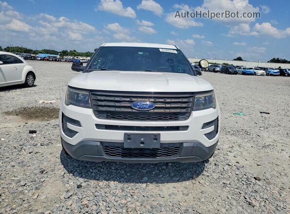 1FM5K8AR3JGC74342 2018 FORD EXPLORER Белый Вид сзади