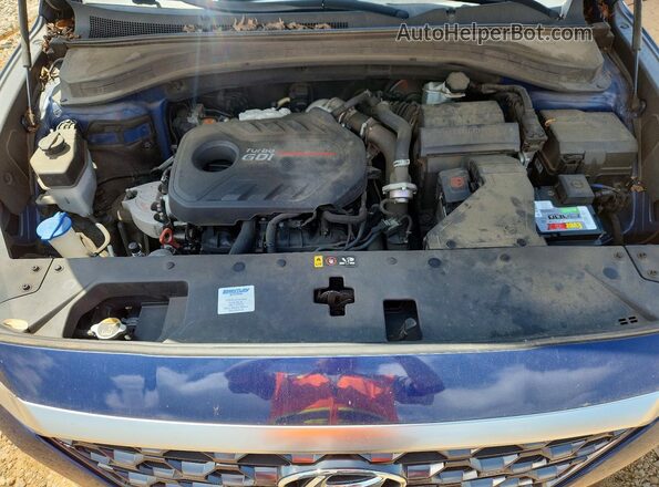 5NMS53AA9KH045976 2019 HYUNDAI SANTA Blue VIN կոդի պիտակի տեսք
