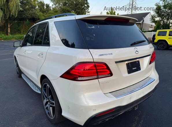 4JGDA6EBXJB015814 2018 MERCEDES-BENZ GLE White Tył prawy