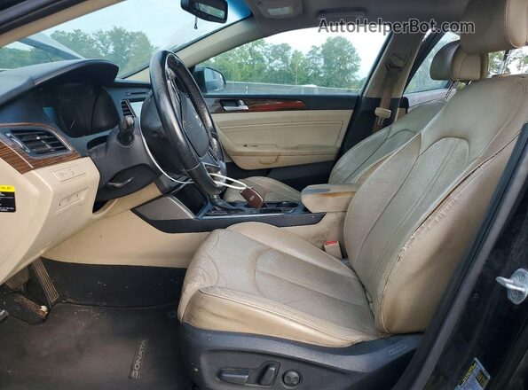 5NPE34AF6GH310464 2016 HYUNDAI SONATA Black Առջևի վահանակի տեսք