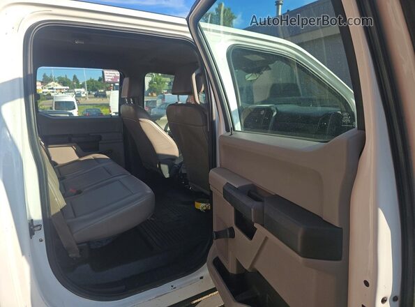 1FT8W3B60HED95980 2017 FORD F350 White Vista interior delantera