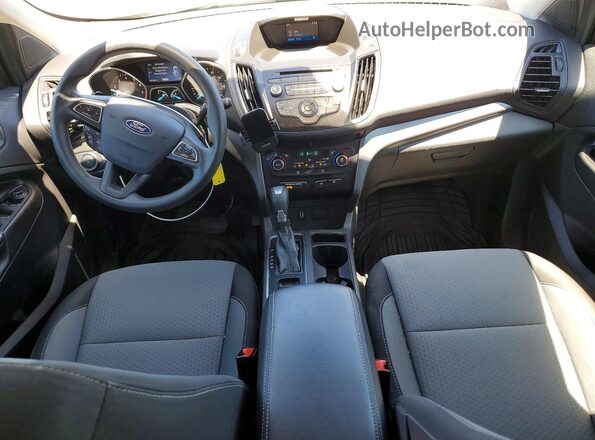 1FMCU0GD4HUE49322 2017 FORD ESCAPE Gray Вид щитка приладів