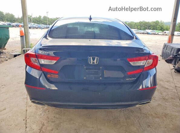 1HGCV1F35JA068779 2018 HONDA ACCORD Black წინა სალონის ხედი