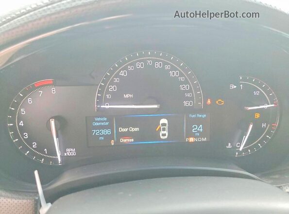 2G61M5S30H9106711 2017 CADILLAC XTS Silver უკანა სავარძლების ხედი