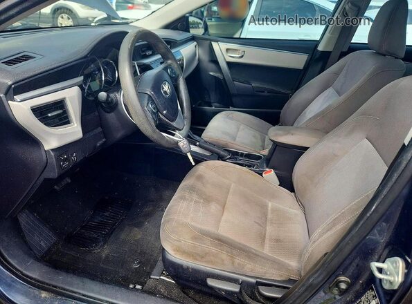 2T1BURHE1GC637920 2016 TOYOTA COROLLA Синий Вид панели приборов