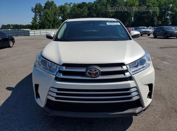 5TDZZRFH8KS356906 2019 TOYOTA HIGHLANDER White Հետևի տեսք