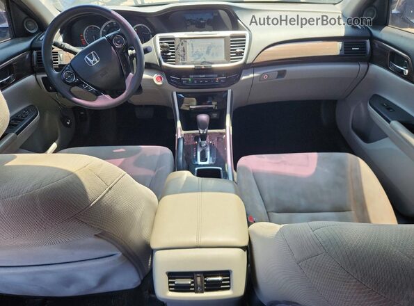 1HGCR2F72HA296634 2017 HONDA ACCORD Blue Widok zestawu wskaźników