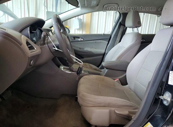 1G1BE5SM9G7302971 2016 CHEVROLET CRUZE Black Առջևի վահանակի տեսք