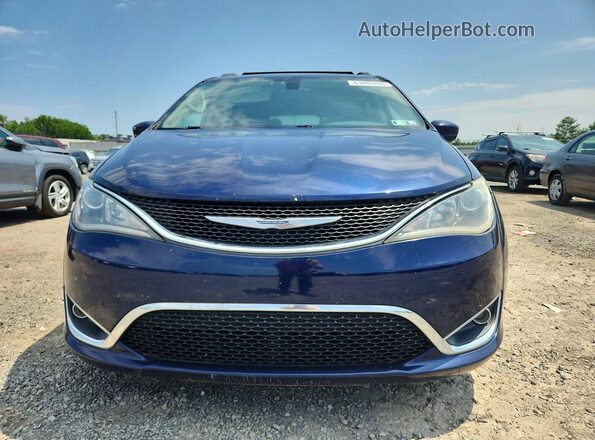 2C4RC1BG6HR523166 2017 CHRYSLER PACIFICA Blue Widok z tyłu
