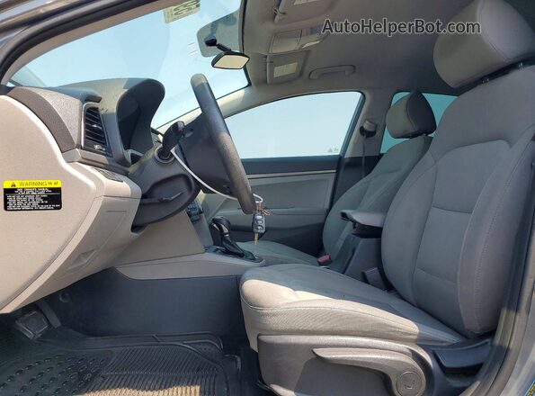 5NPD74LF9JH336979 2018 HYUNDAI ELANTRA Gray Widok deski rozdzielczej