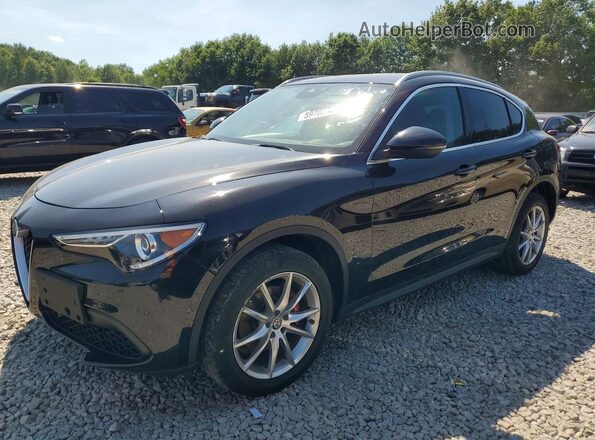 ZASFAKBN0J7B60472 2018 ALFA ROMEO STELVIO Black Հետևի ձախ