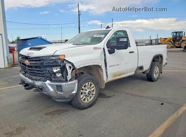 1GC0YLE75RF452956 2024 CHEVROLET SILVERADO White Հետևի ձախ