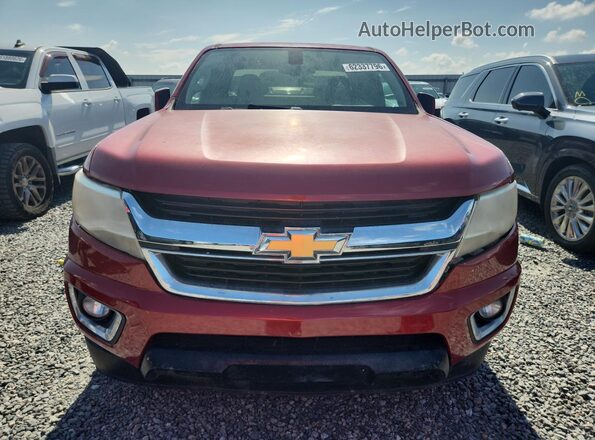 1GCHSCE39G1303090 2016 CHEVROLET COLORADO Бордовый Вид сзади