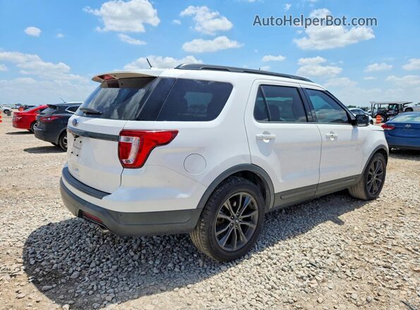 1FM5K7D8XJGC69104 2018 FORD EXPLORER Белый Передняя правая четверть