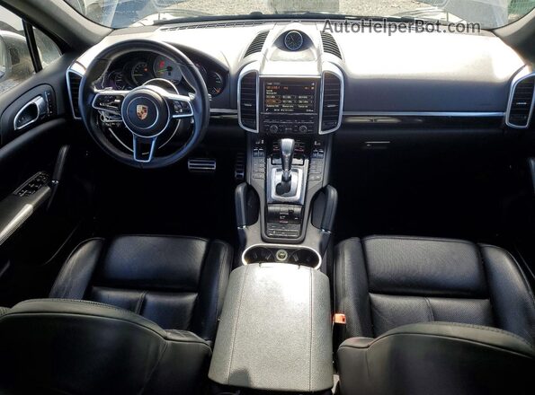 WP1AE2A21GLA17348 2016 PORSCHE CAYENNE Gray Widok zestawu wskaźników