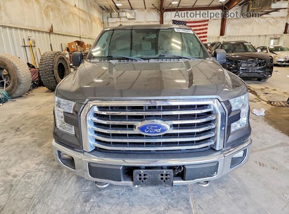 1FTFX1EGXHKC77434 2017 FORD F150 Gray Rear view