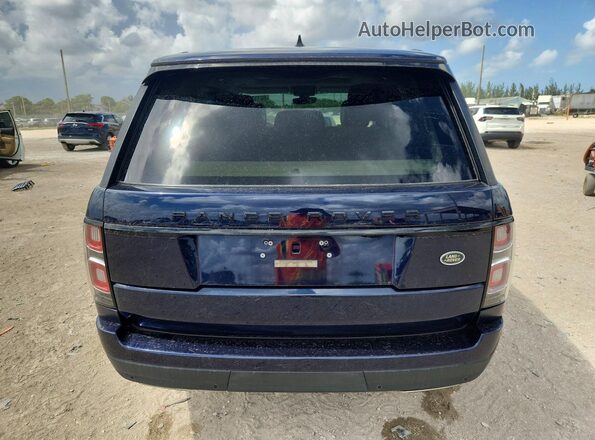 SALGS2SV9JA386337 2018 LAND ROVER RANGE Blue Vista interior delantera
