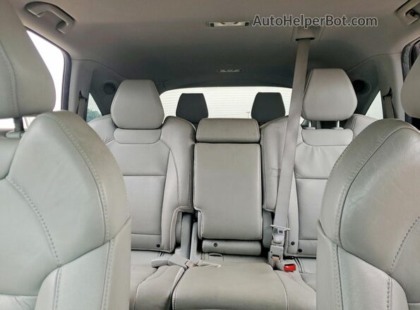 5FRYD4H47GB037949 2016 ACURA MDX Black უკანა სალონის ხედი
