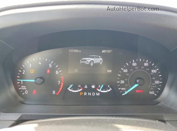 1FMSK7BH2LGB31081 2020 FORD EXPLORER Blue Widok tylnych siedzeń