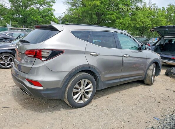5XYZU4LA6HG415434 2017 HYUNDAI SANTA Gray წინა მარჯვენა