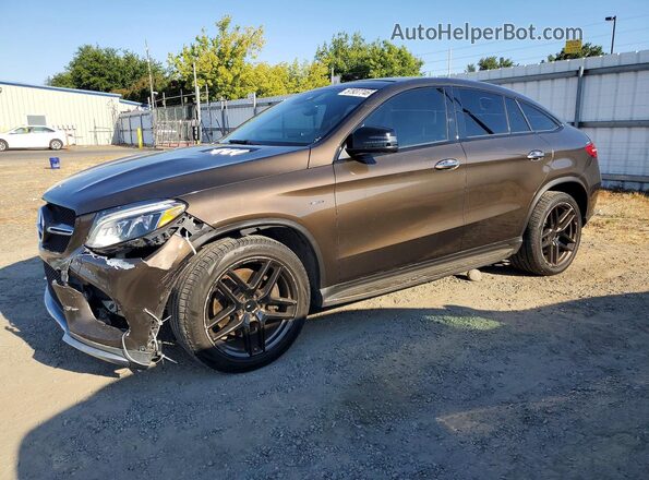 4JGED6EB3GA020699 2016 MERCEDES-BENZ GLE-CLASS Brown უკანა მარცხენა