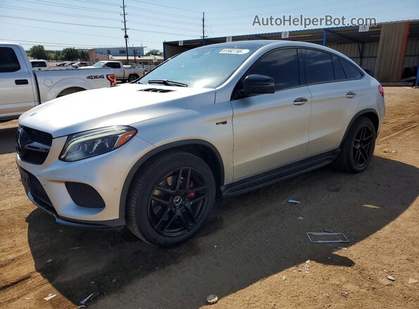 4JGED6EB9KA141536 2019 MERCEDES-BENZ GLE Silver Trasero izquierdo
